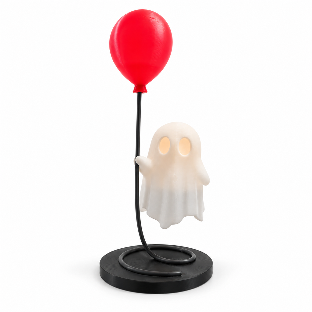 Boo & Balloon — Ghost Decoration