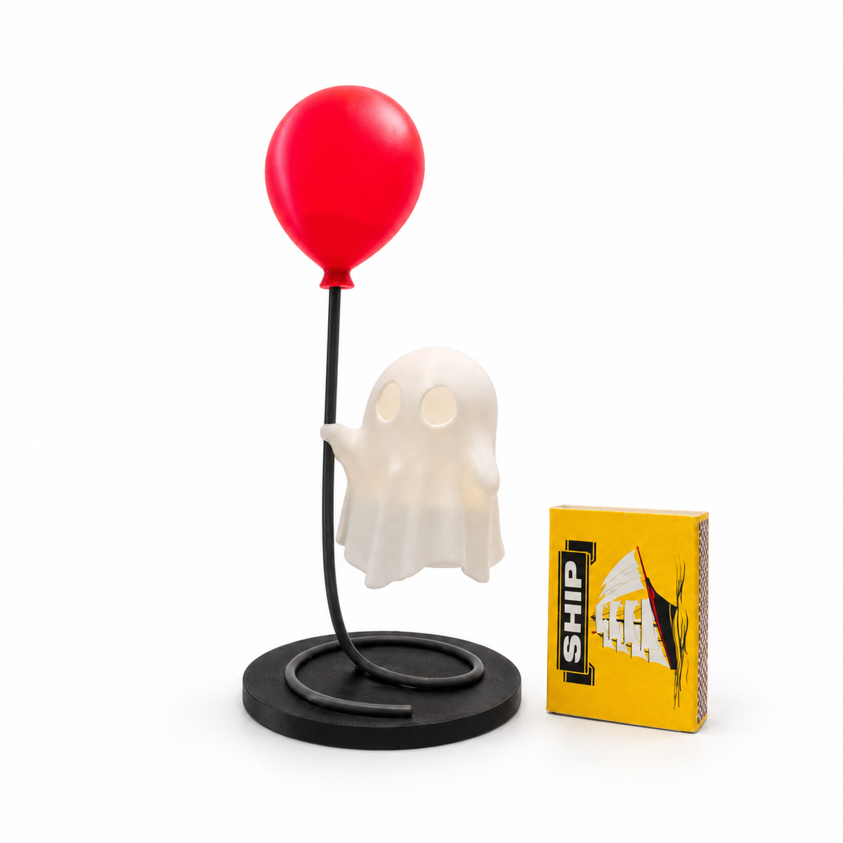 Boo & Balloon — Ghost Decoration