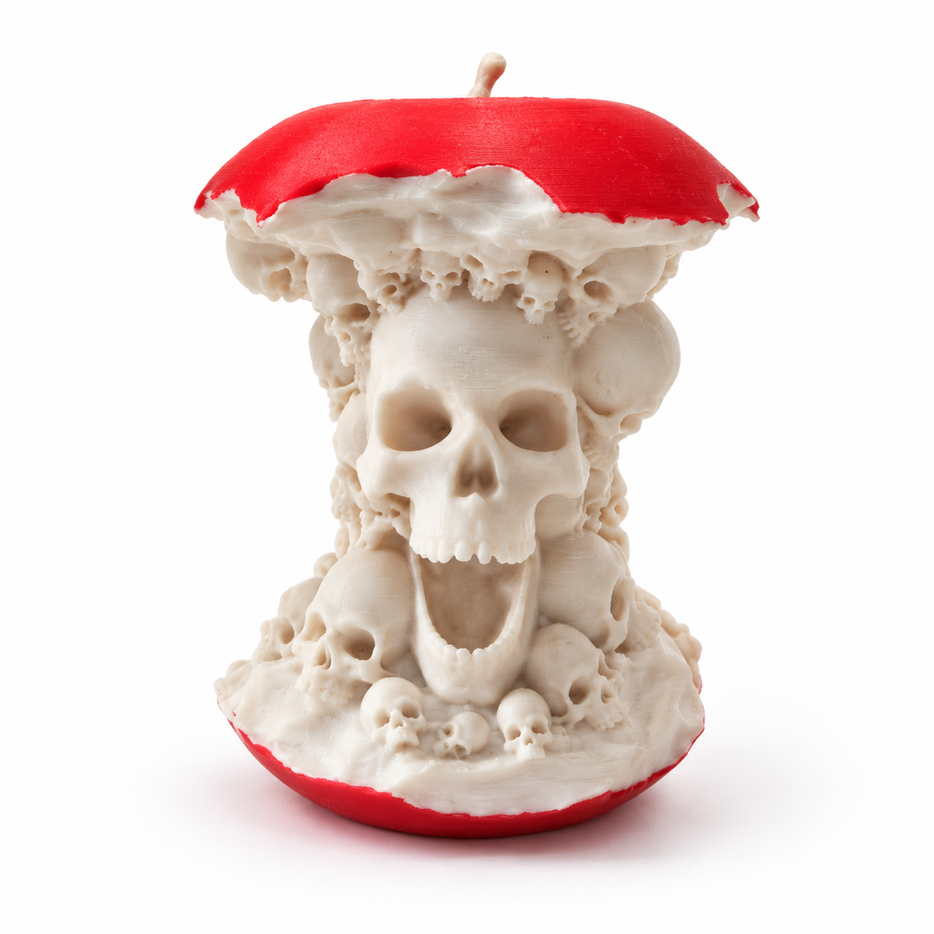 Poisoned to the Core — Skull Apple Decoration