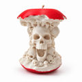 Poisoned to the Core — Skull Apple Decoration