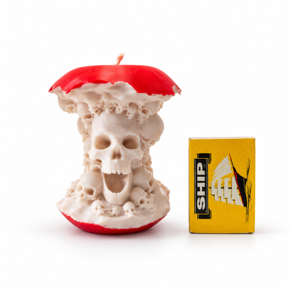Poisoned to the Core — Skull Apple Decoration