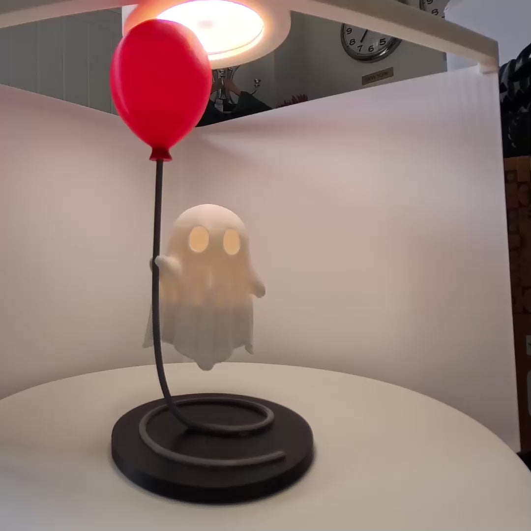 Boo & Balloon — Ghost Decoration